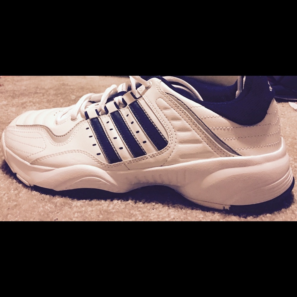 ADIDIAS MENS SIZE 9 White Leather